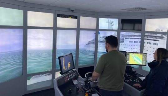 Image:The new simulator features Wartsila/Transaa NTPRO software. Image: Maritime Skills Academy