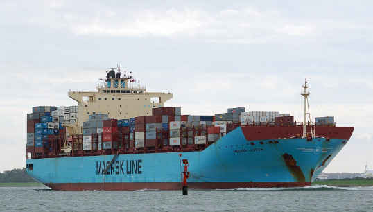 Image:Maersk recorded profits of US$29billion in 2022. Credit: Wikimedia Commons