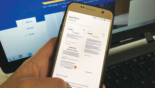 Image:Members can download the Fair Treatment App by logging into My Nautilus