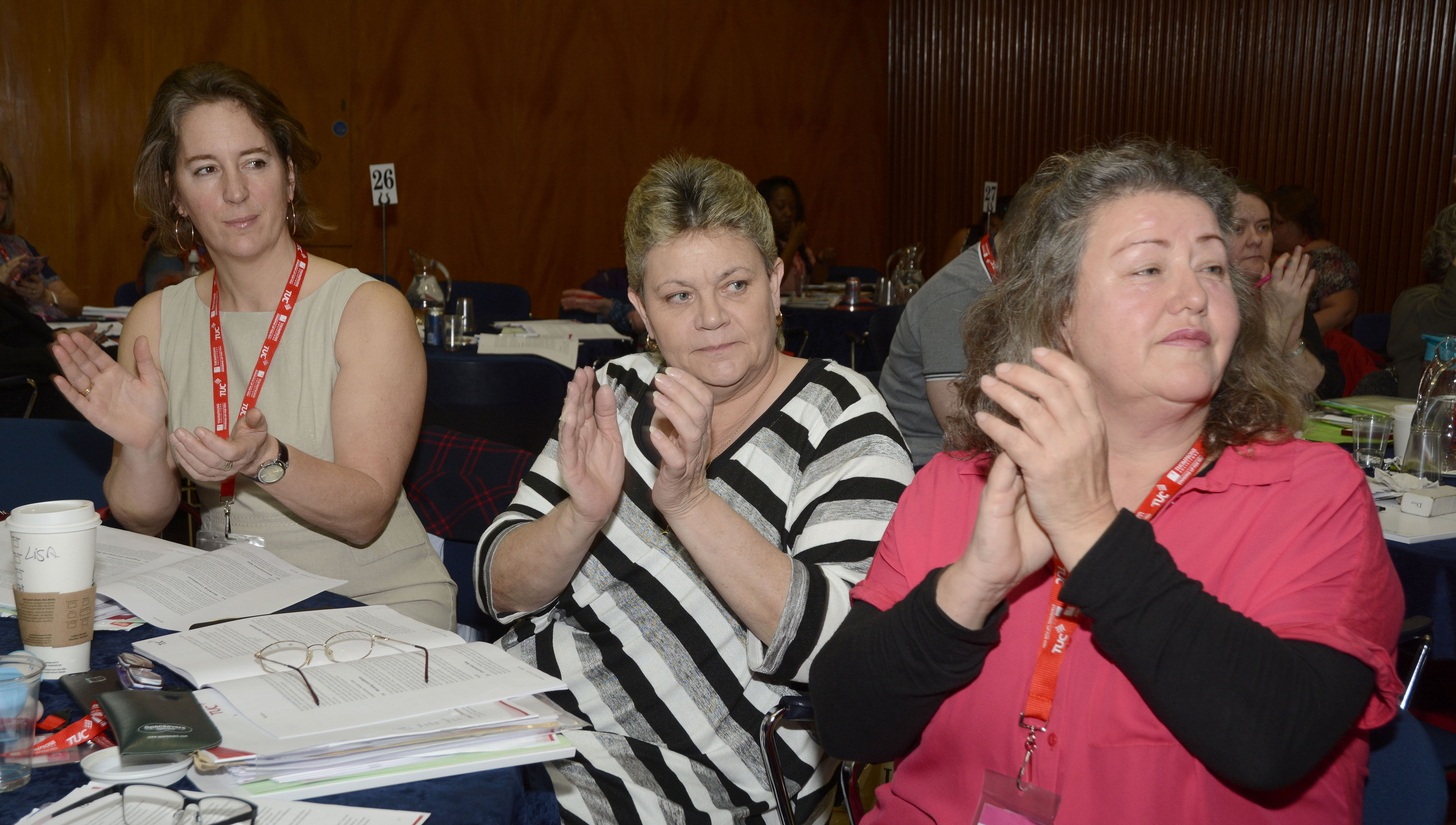 Image:Nautilus delegation to the Women's TUC 2017 conference.