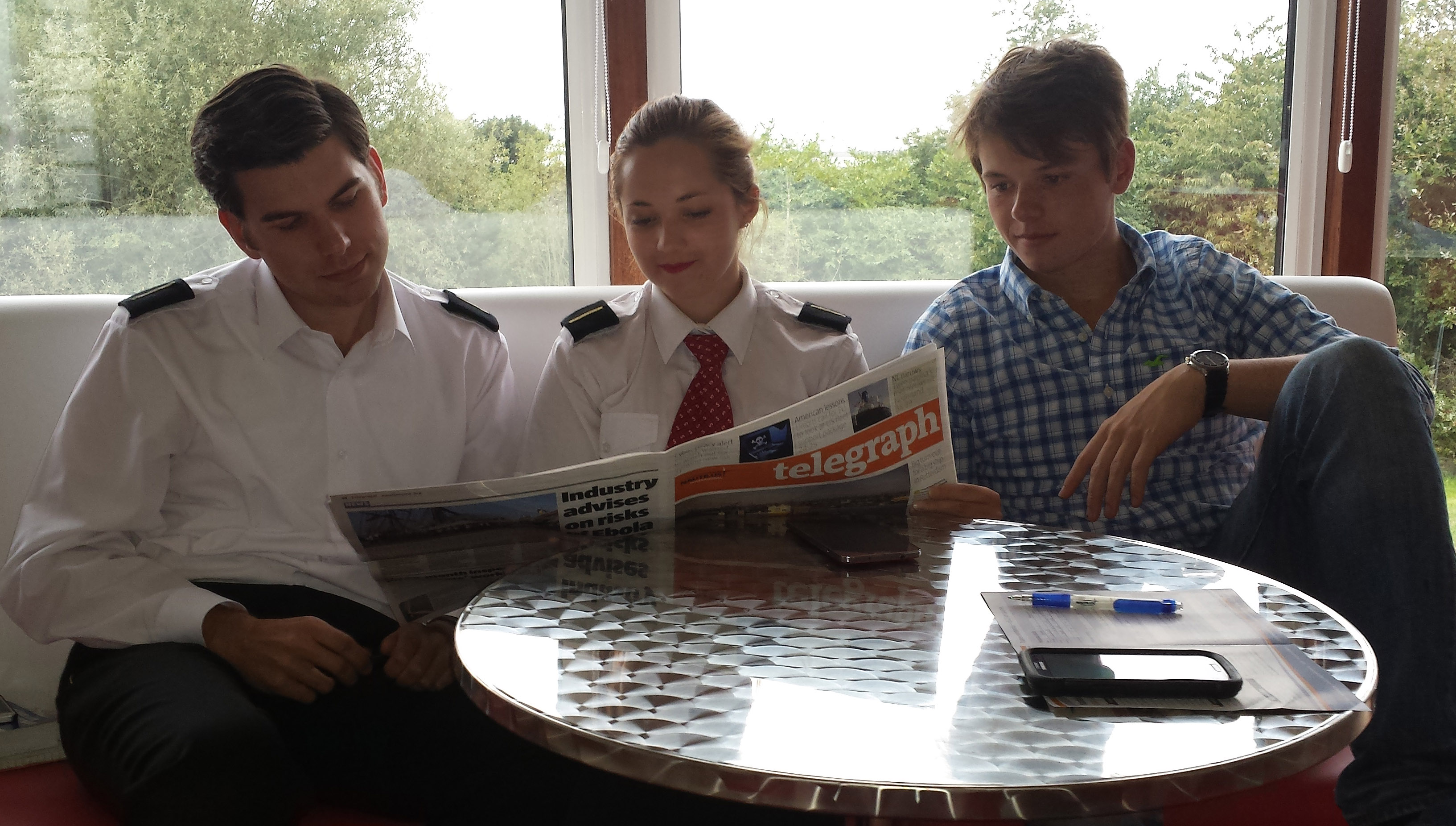 Image: Nautilus college visit