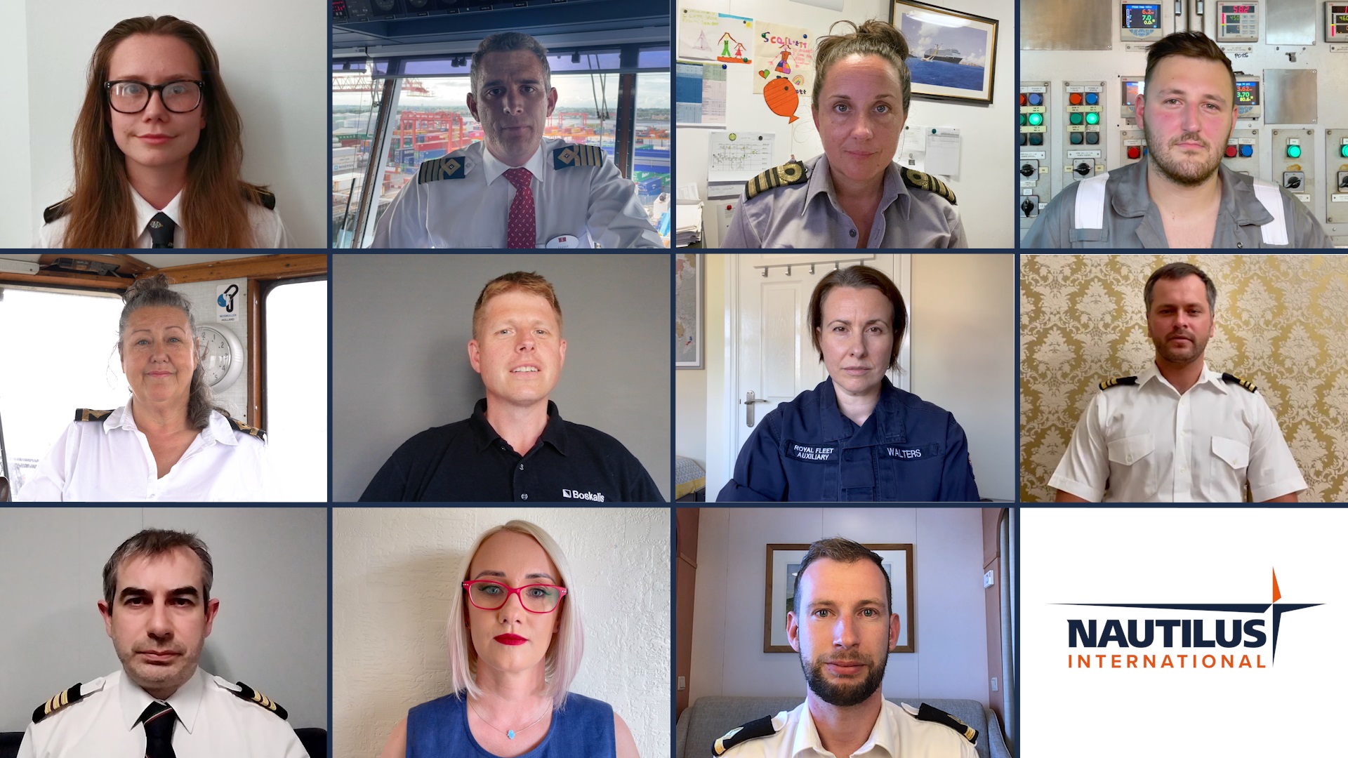 Image:The video features eleven seafarers from a range of sectors