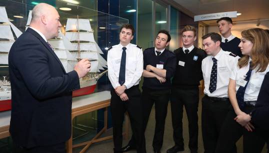 Image:Our behind-the-scenes work on standard-setting and educational funding benefits cadets in the Netherlands, the UK and all around the world.  Images: Nautilus International