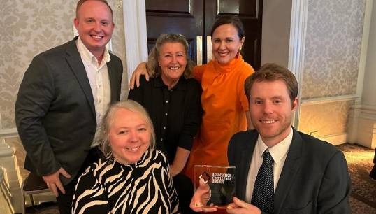 Image:Nautilus winning the Silver Award for Best Lobbying Campaign. Image: Nautilus International