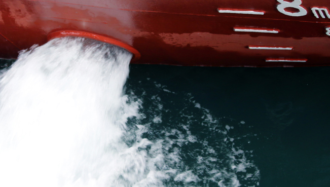 Image:Ballast water is one of the subjects covered by the SOLAS Convention Chapter V amendments.