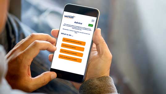 Image:Members can download the Nautilus Fair Treatment App by logging in to My Nautilus.