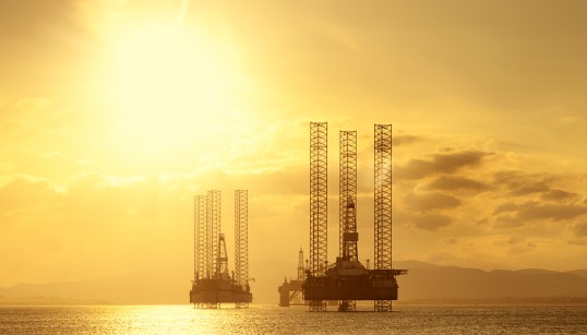 Image:Oil platforms at Cromarty Firth. Image: Getty