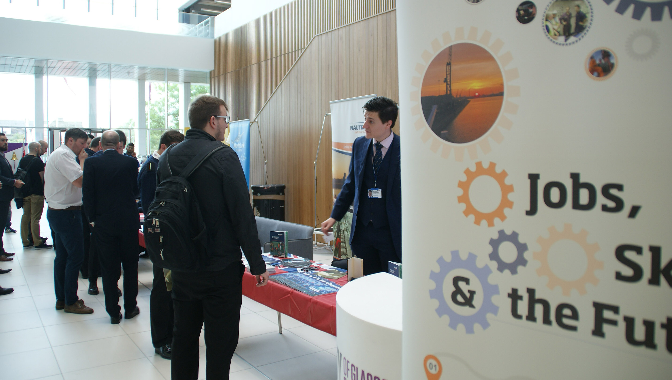 Image:Nautilus maritime college visit in Glasgow. 