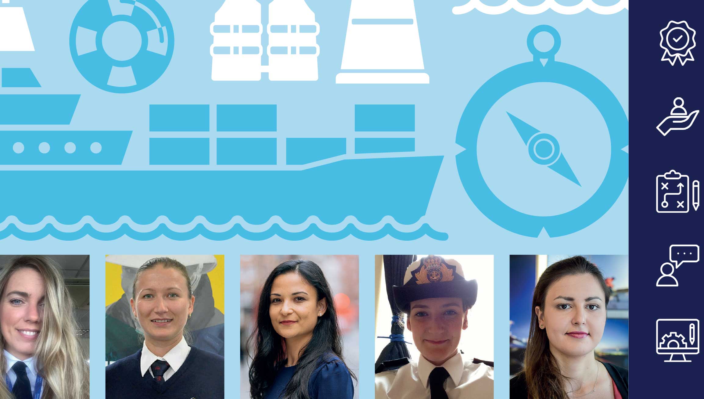 Image:My Skills My Life: a Maritime & Me resource downloadable from  the WISE Campaign web platform. Image: WISE