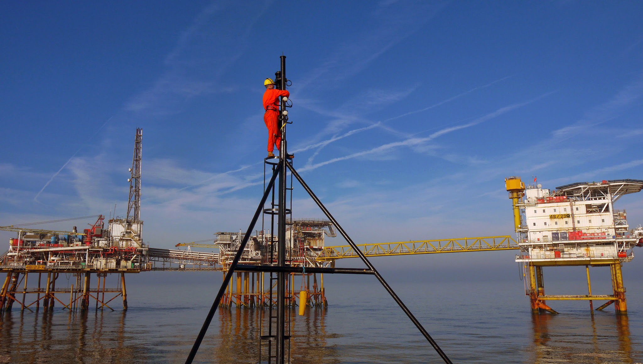 Image:Seafarer doing offshore survey work. Image: Nautilus Life At Sea 2019 photo competition entrant Paul Hankin.