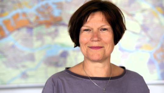 Image:Helene Perfors is a chaplain at the Port of Rotterdam. Image: used by permission