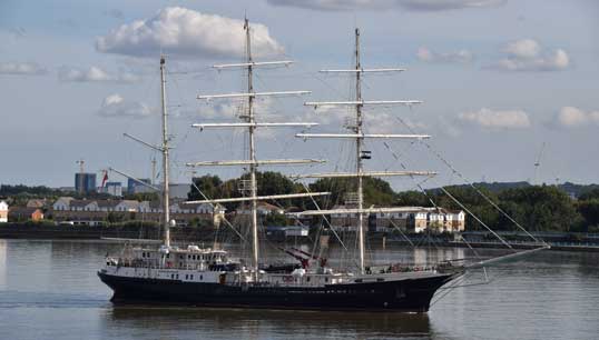 Image:Fully accessible tallship Tenacious. Image: JST