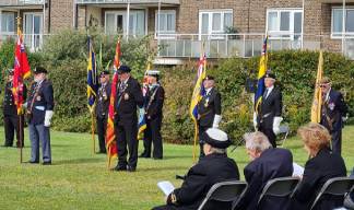 Image:Standard bearers at the annual ceremony held by Dover District Council.