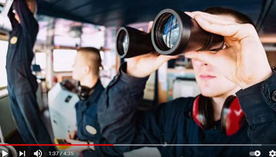 Image:Seafarers at work are also featured in a YouTube music video produced for the record. Image: Ince 