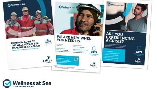 Image:The Wellness at Sea awareness campaign has expanded its support for seafarers and families. Image: Sailors' Society