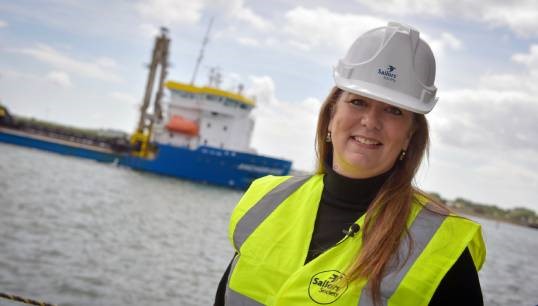 Image:Sailors' Society CEO Sara Baade. Image: Sailors' Society