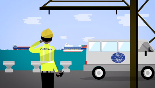 Image:Funds raised from the Seafarers' Awards support the Singapore Mission and its work in Asia. Image: Mission to Seafarers