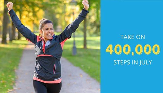 Image:The  400,000 steps challenge reflects the number of seafarers around the world who were stranded due to the Covid-19 pandemic. Image: The Seafarers' Charity