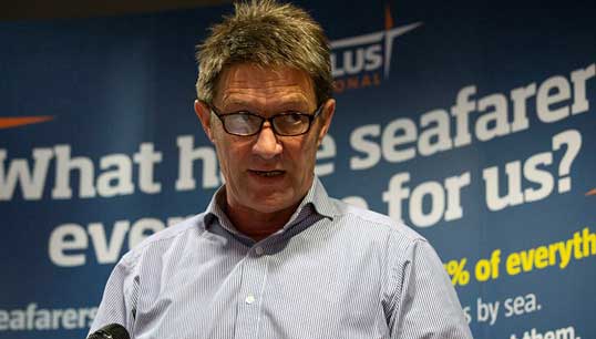 Image:Nautilus deputy general secretary Marcel van den Broek provided information to the P&T Forum on how maritime education is organised and funded in the Netherlands. Image: Colin McPherson/Nautilus International