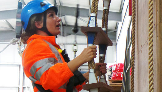 Image:Former PLA apprentice Scarlett Barnett-Smith has been helped up the career ladder by the PLA and Trinity House who are co-sponsoring her cadetship at Warsash.