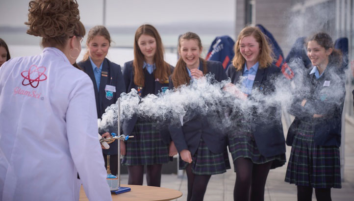 Image:70% of girls attending the first roadshows organised by the 1851 Trust said that they felt inspired to think differently about their future careers. Image: Phil Williams, 1851 Trust