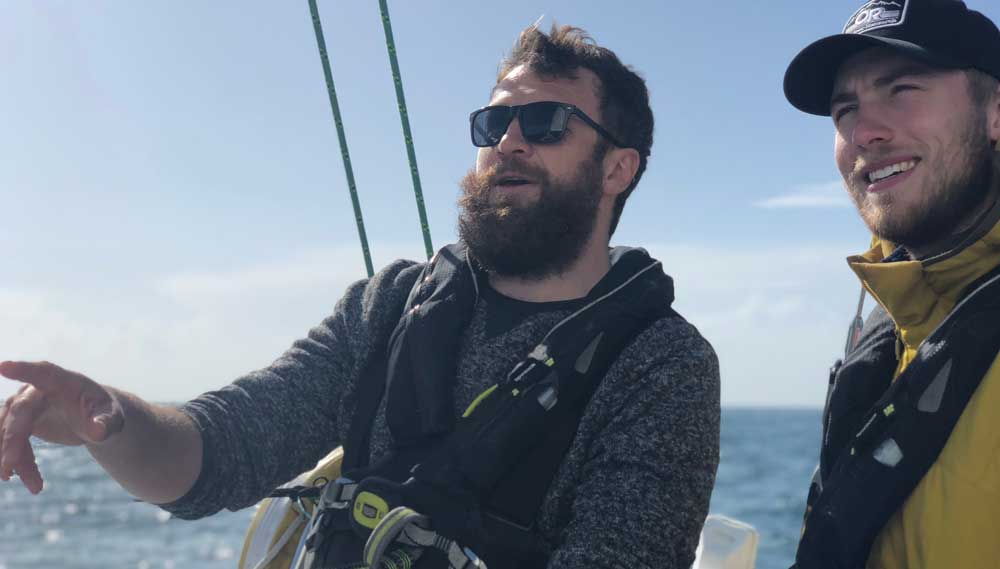 Image:Yacht training with the UKSA based on the Isle of Wight. Image: UKSA 