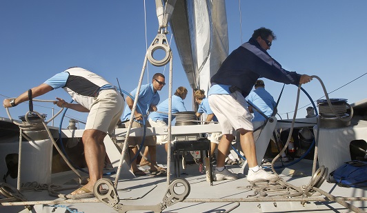 Image:David Simms of Helidecks emphasises the importance of up-to-date training in maintain safety in yachting. Image: Getty Images 