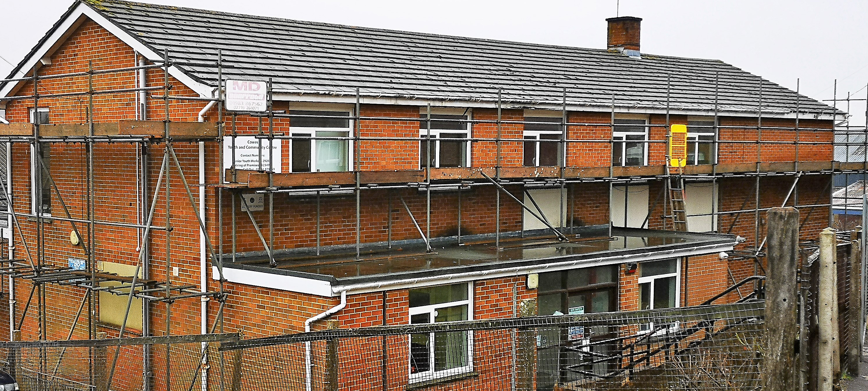 Image:The Cowes Youth Centre which the UKSA is now leasing is undergoing an upgrade.