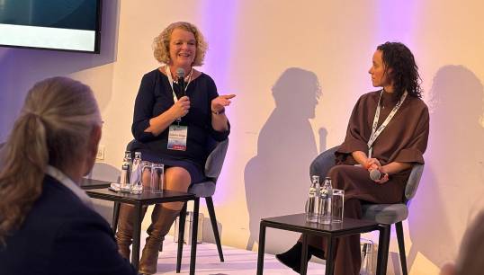 Image:Nautilus assistant general secretary Sascha Meijer during an ESS panel discussion.  Image: Nautilus International