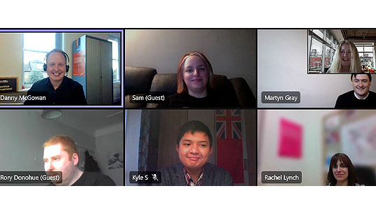 Image:Attendees at the Union's November 2021 online EDF meeting.