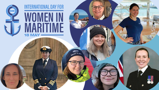 Image:Raising the profile of women in maritime. Image: IMO/Nautilus International