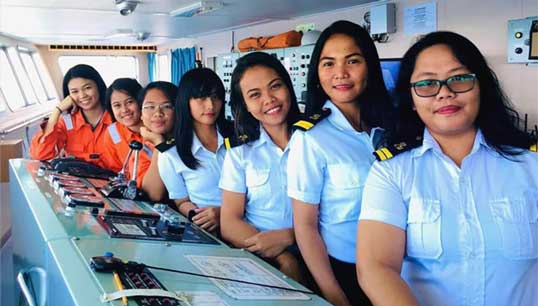 Image:Half of the responding IMO Member States said they ensure pay equality for positions. Image: IMO/Flickr