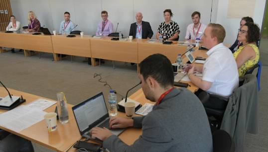 Image:The Pride in Maritime Industry Network and Roundtable held at ITF House in London was a hybrid event. Image: John Winter