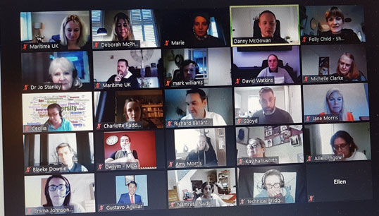 Image:More than 40 people joined the Pride in Maritime Network webinar.