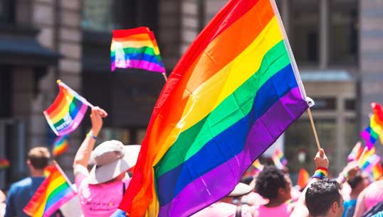 Image:The labour movement needs to provide an alternative to 'rainbow capitalism' says the ITF Image: Getty Images