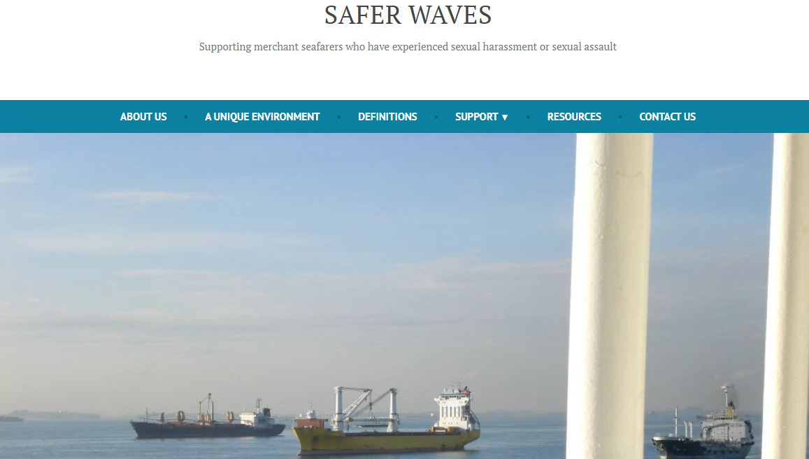 Image:The Safer Waves website.