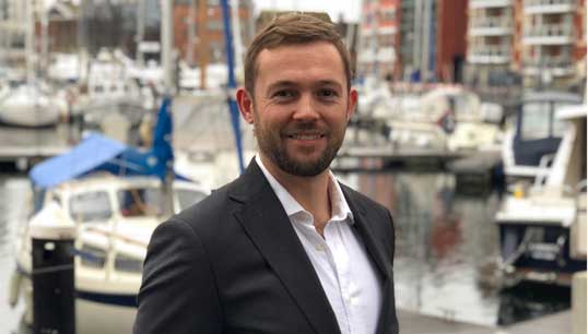 Image:Nautilus member Michael Toop found the lifestyle and job opportunities in the superyacht sector key drawcards.