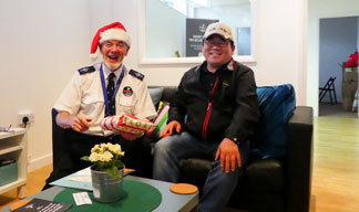 Image:Pre-Covid jolliness in a Christmas past in Southampton