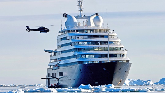 Image:Cruise ships where Nautilus members work: Scenic Cruises' Scenic Eclipse. Image: TheHolyNougat/Wikimedia Commons