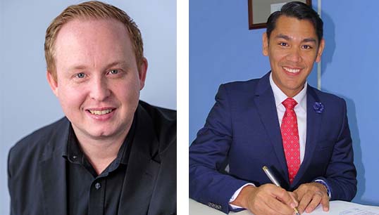Image:Danny McGowan (L) and Gustavo Abdiel Aguilar-Miranda. Images: Jess Hurd/supplied