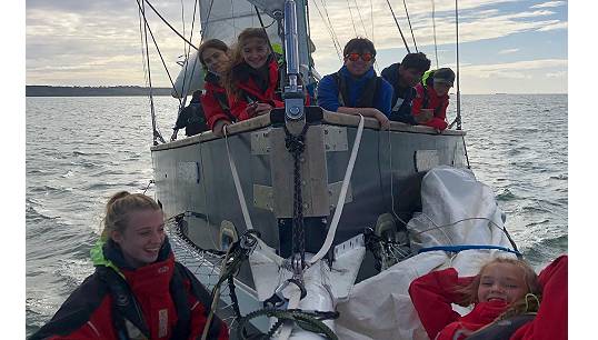 Image:Students get outside the classroom for hands-on sailing experience. All images: CEC