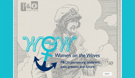 Image:Women on the Waves, a P&O Heritage website exhibition