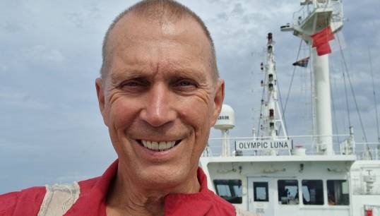 Image:Nautilus member Bill Hughes was inspired to go to sea by tales told by his brother. Image: Bill Hughes