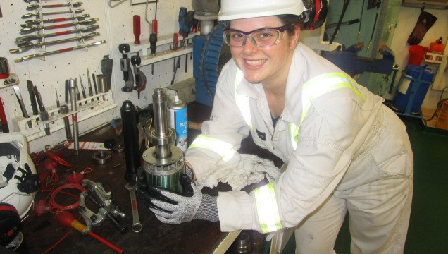 Image:Catherine Caseman is 'always recommending seafaring to everyone'.