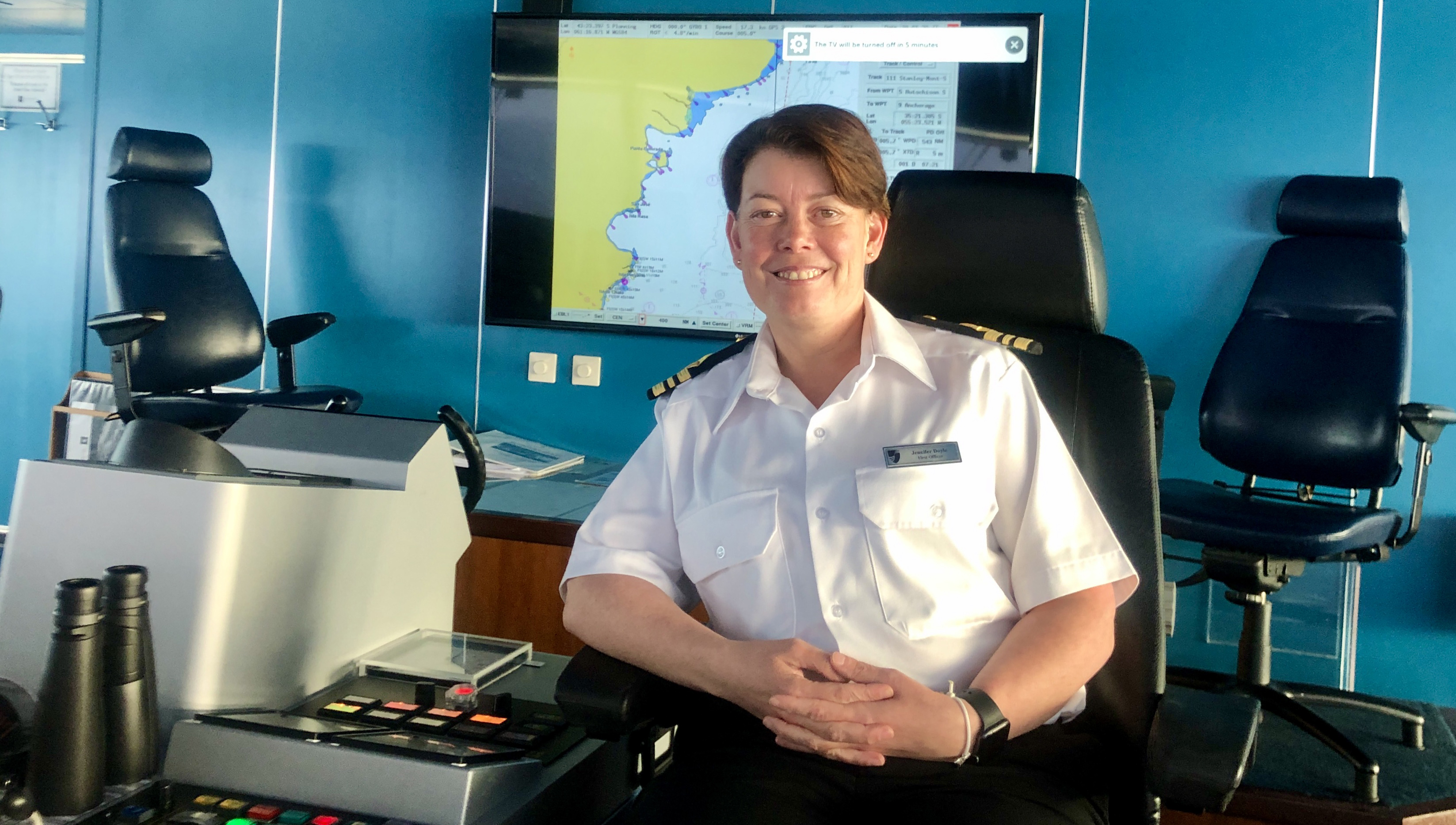 Image:Jennie Doyle on her job: 'If you have the sea in your blood that's where you should be.'