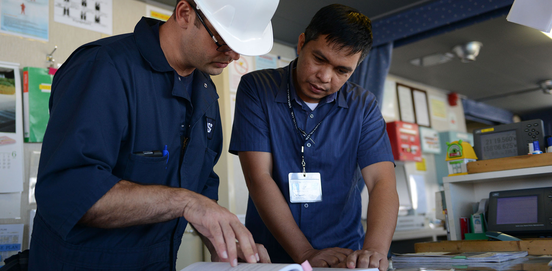 Image:Working at sea comes with particular pressures that are just starting to be understood Pictures: US Coast Guard

