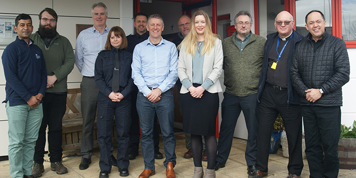 Image:Members of the Bristol PWC following their meeting in the first quarter of 2020