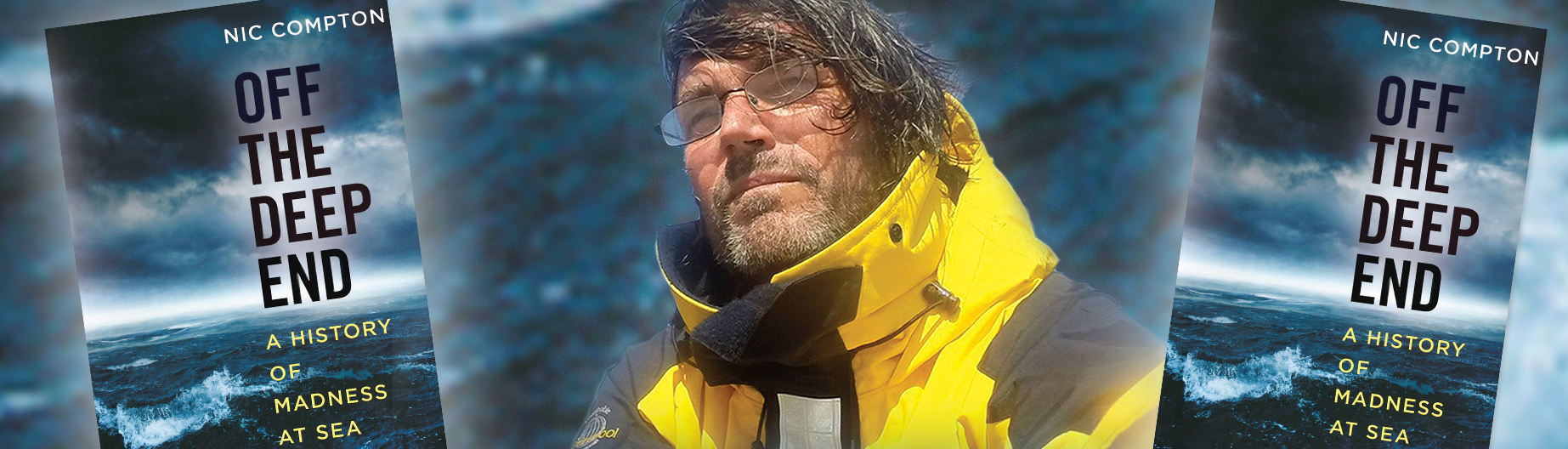 Image:Author Nic Compton has written 18 books, mostly about nautical subjects.