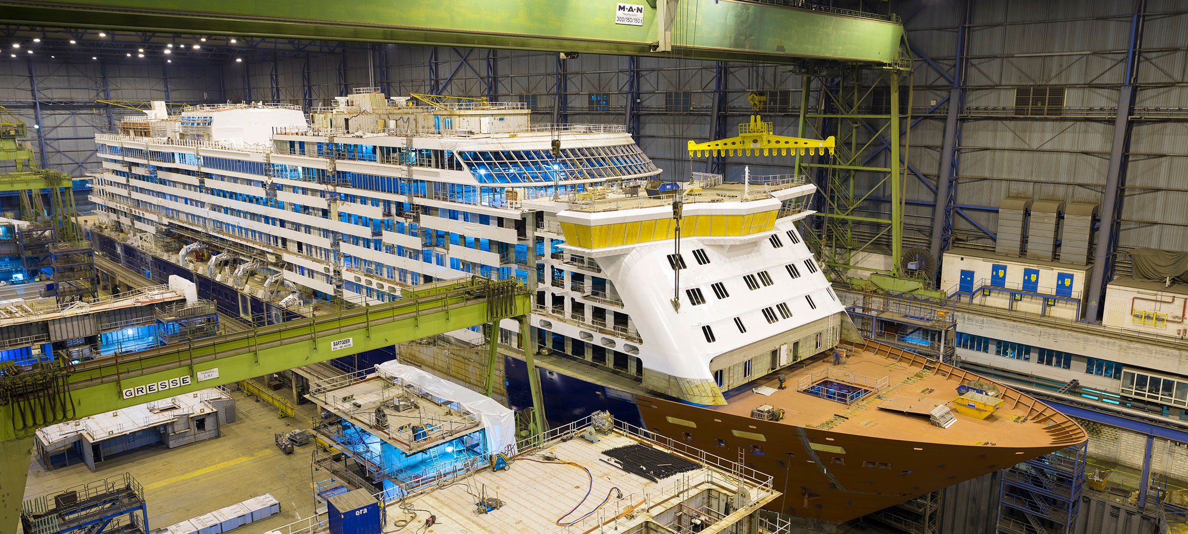 Image:The cruise sector is a promising place for junior oﬃcer employment in the coming years due to the acceleration of cruiseship builds such as Saga’s Spirit of Discovery
