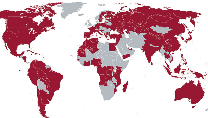 Image:Of the states surveyed, 91 were identified as having cabotage laws